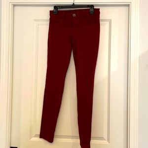 KUT FROM THE KLOTH Jeans in burgundy/dark red, woman size 6